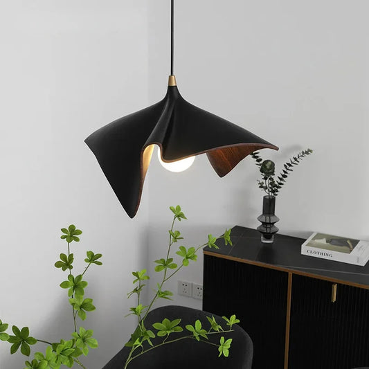 Unique Leather-Shaped Looking Resin Pendant Lighting