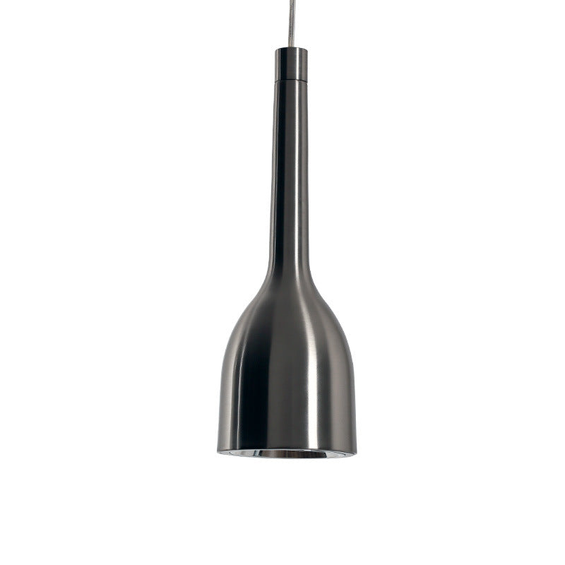 Dracy Metal LED Pendant Light, Polished Nickle