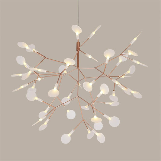 Rose Gold 63 Lights Tree Branches Chandelier