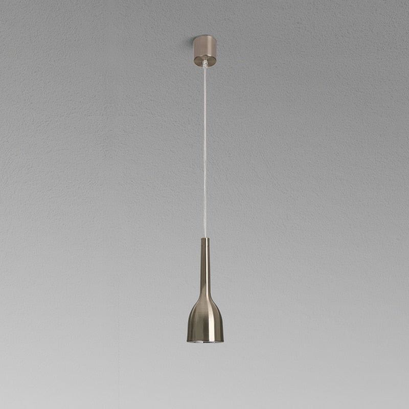 Dracy Metal LED Pendant Light, Polished Nickle