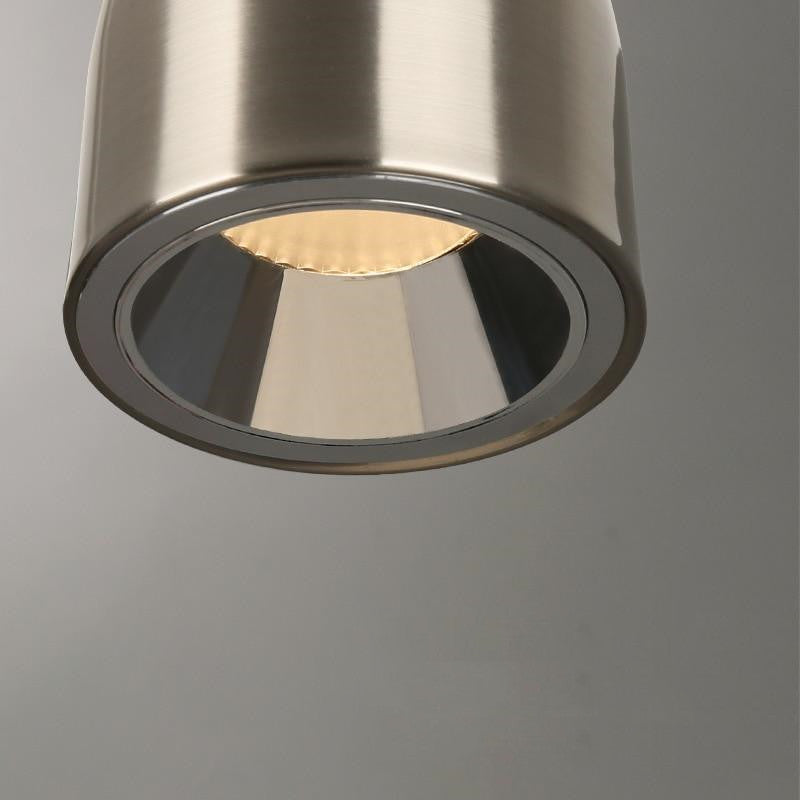 Dracy Metal LED Pendant Light, Polished Nickle