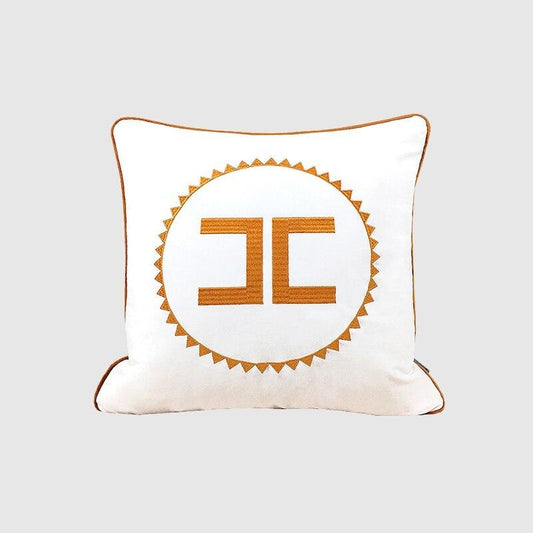 Luxury Alphabet C Throw Pillow Case